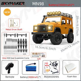 Mn99S MN98 1:12 MN Model RTR Version RC Car 2.4G 4WD RC Rock Crawler Defender