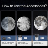 2025 Professional Astronomical Telescope Night Vision Space Star Moon HD Viewing