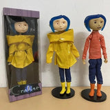 NECA Coraline in Yellow Raincoat 7 inch Articulated Action Figure NEW SEALEDED