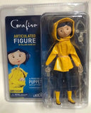 NECA Coraline in Yellow Raincoat 7 inch Articulated Action Figure NEW SEALEDED