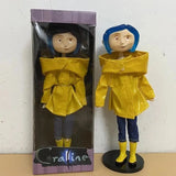 NECA Coraline in Yellow Raincoat 7 inch Articulated Action Figure NEW SEALEDED