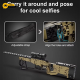 Cada 979pcs City Technical Police Military Weapon Sniper Rifle Building Blocks