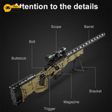 Cada 979pcs City Technical Police Military Weapon Sniper Rifle Building Blocks