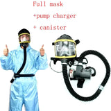 Full Face Gas Mask Respirator Electric Supplied Air System for Workplace Safety