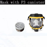 Full Face Gas Mask Respirator Electric Supplied Air System for Workplace Safety