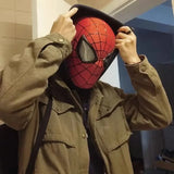 Marvel 1:1 Miles Morales Mask with Movable Eyes Electronic Mask Wink - LIGHTS Se