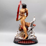 Attack On Titan Eren Jager Anime Statuette Titan PVC Action Figure Gift Toy 29cm
