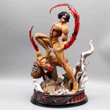 Attack On Titan Eren Jager Anime Statuette Titan PVC Action Figure Gift Toy 29cm