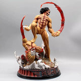 Attack On Titan Eren Jager Anime Statuette Titan PVC Action Figure Gift Toy 29cm
