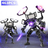 Skibidi Toilet Action Figure Building Block Toys Titan Speakerman TV Man Bricks