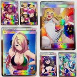 Cynthia Full Art Pokemon Towel Anime Waifu ACG DIY Trainer Art card Collectibles