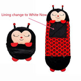 Large Sleeping Bag Happy Napping Napper Kids FUNNY Pillow Warm Camping 160cm NEW