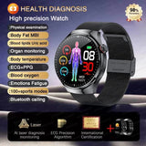 UK 2025 New Medical Grade Smart Watch Blood Pressure Oxygen Heart Rate Bluetooth