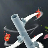 Pull String Hand Chopper Manual Food Processor To Slice Blue900ml Uk Stock