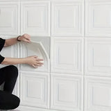 Large Drop Ceiling Tiles Wall Sticker XPE Self-adhesive Ceiling Foam*Panel