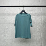 C. P Fashion Round Eyeglass Lens Men and Women Round Neck Casual T-shirt UK