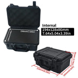 Waterproof Hard Carry Case Bag Tool With Pre-Cut Sponge Storage Box Safety UK