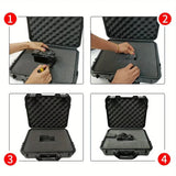 Waterproof Hard Carry Case Bag Tool With Pre-Cut Sponge Storage Box Safety UK
