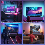 Smart LED Strip Lights RGBIC Ambient TV Backlight Camera Music Sync for 55-75"