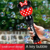 Mickey Cartoon New Bubble Machine Boys and Girl Magic Stick Toys New Mickey Mous