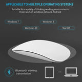 Wireless Magic Mouse Bluetooth 5.0 Ultra-Thin Touch for MacBook iPad PC Laptop