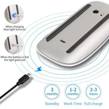 Wireless Magic Mouse Bluetooth 5.0 Ultra-Thin Touch for MacBook iPad PC Laptop