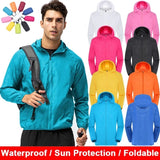 Men's Waterproof Jacket Men Women Windbreaker Women Sun Protect Clothing Fishing