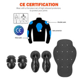 Mens Motorcycle Racing Suit Motorbike Riding Waterproof Armoured Textile Jacket