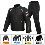 Mens Motorcycle Racing Suit Motorbike Riding Waterproof Armoured Textile Jacket