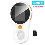 500X Digital Microscope 1080P 2.0" Screen Video Pocket Loupe Magnifying Glass UK