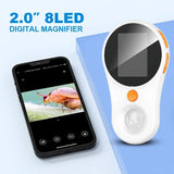 500X Digital Microscope 1080P 2.0" Screen Video Pocket Loupe Magnifying Glass UK