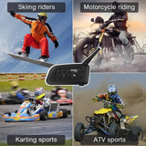 EJEAS V6 PRO Bluetooth Motorcycle Intercom Helmet Headset 800m Interphone NEW UK