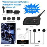 EJEAS V6 PRO Bluetooth Motorcycle Intercom Helmet Headset 800m Interphone NEW UK
