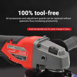 For Milwaukee 125mm Brushless Angle Grinder 3 Gears Variable Speed 18V Cordles