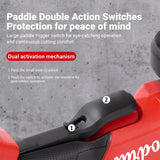 For Milwaukee 125mm Brushless Angle Grinder 3 Gears Variable Speed 18V Cordles