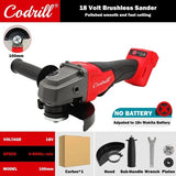 For Milwaukee 125mm Brushless Angle Grinder 3 Gears Variable Speed 18V Cordles