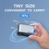 TOPUMP TB2 PRO Mini Electric Air Pump – Cordless Inflator 120 PSI with Screen