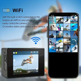4K Sport Go Pro 170° Action Camera Ultra HD 20MP WiFi Waterproof Remote Control