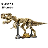 Dinosaur Fossils: Tyrannosaurus Rex 3145PCS Building Blocks Dinosaur MOC Bricksb
