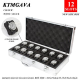 Aluminium Watch Box Watch Display Storage Case Lockable Portable