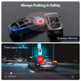 REDTIGER F9 Dash Cam 4K Front and Rear Dash Camera WiFi GPS with Hardwire Kit