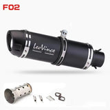 51mm Motorcycle Exhaust Muffler Pipe Slip-On Muffler Silencer with DB Killer