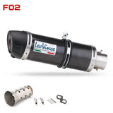 51mm Motorcycle Exhaust Muffler Pipe Slip-On Muffler Silencer with DB Killer