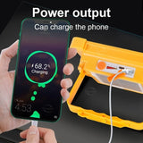 20000mAh Solar Camping Lantern Power Bank LED Tent Light Emergency Flashlight