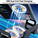 Car Wireless Charger Dual Coil Fast Charging for Samsung Galaxy Z Fold & Flip UK