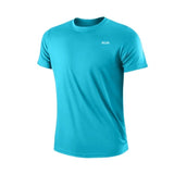 Men's Quick Dry Gym Running T-Shirt Moisture Wicking Short Sleeve Sports Shirt