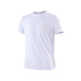 Men's Quick Dry Gym Running T-Shirt Moisture Wicking Short Sleeve Sports Shirt