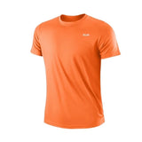 Men's Quick Dry Gym Running T-Shirt Moisture Wicking Short Sleeve Sports Shirt