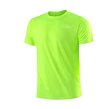 Men's Quick Dry Gym Running T-Shirt Moisture Wicking Short Sleeve Sports Shirt