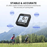 CYCPLUS G1 GPS Bike Computer Speedometer Wireless IPX6 Waterproof 1200mAh